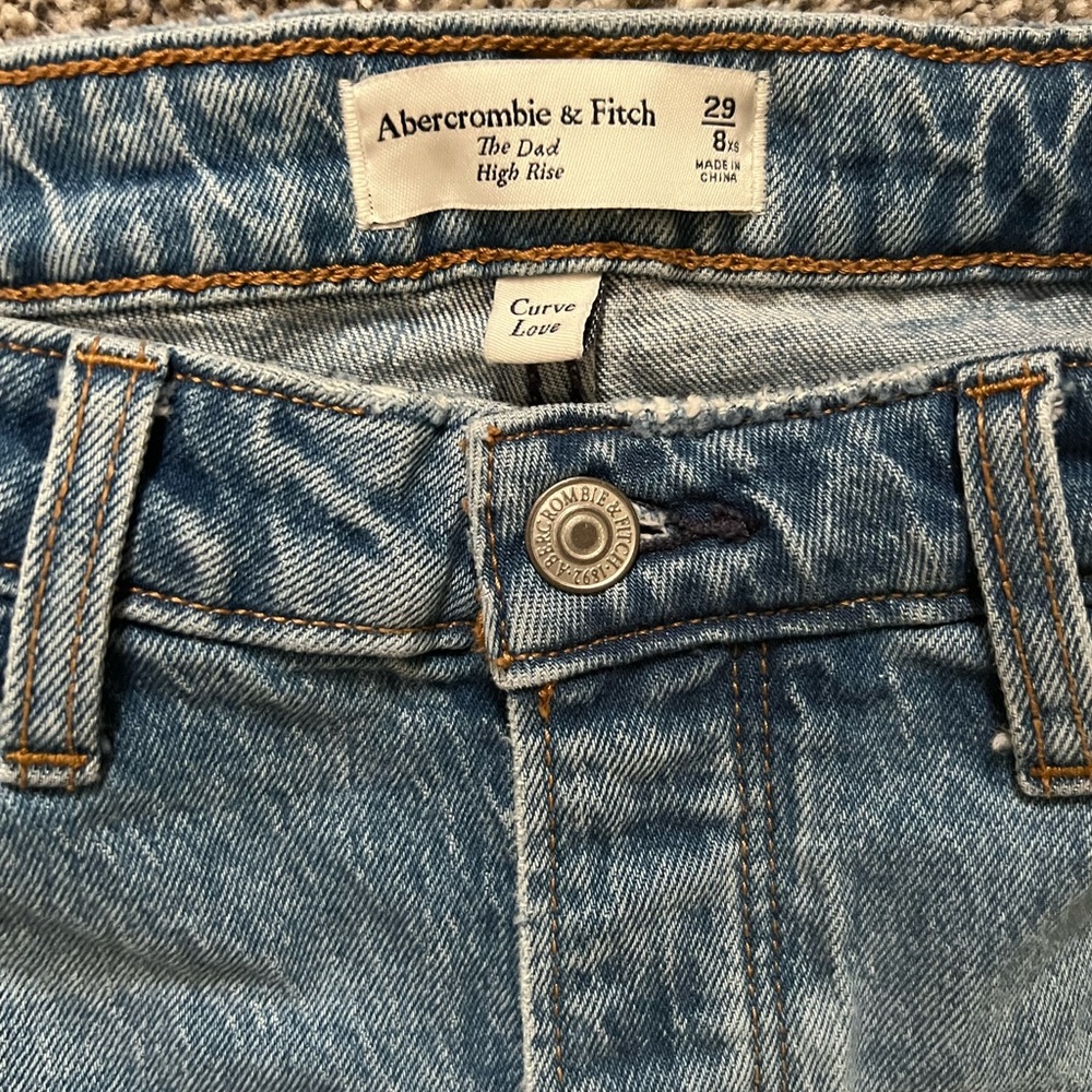 Abercrombie “The Dad” High Rise Curve Love Denim